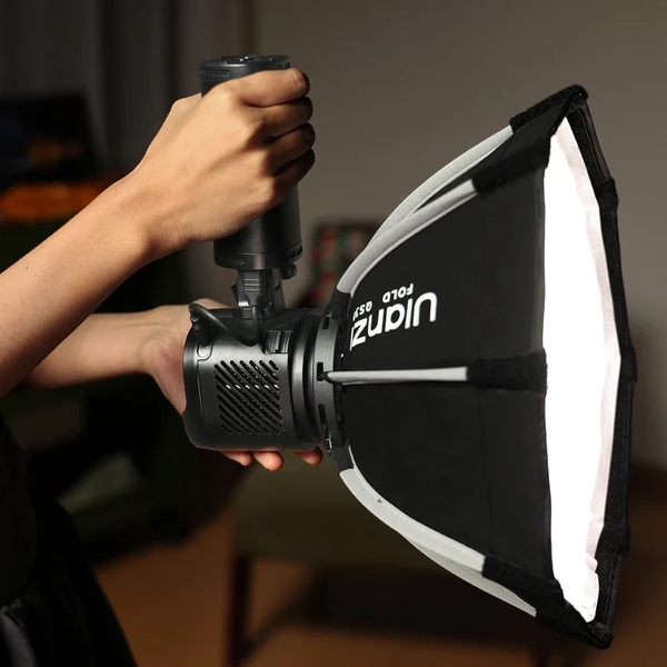Ulanzi LC60 LightOn 60W Đèn Flash GN12 kiêm đèn chiếu sáng liên tục quay phim 2 IN 1 / App / Sync