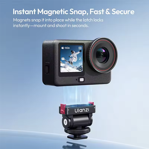Bộ chuyển đổi từ tính Ulanzi OA27 cho DJI Action điều chỉnh độ nghiêng 180°