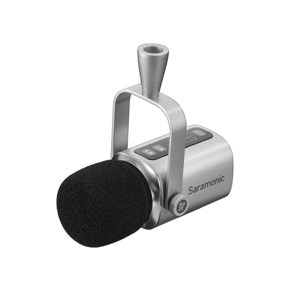 Saramonic BV3 Mic thu âm cho livestream, làm podcast, thu giọng nói chính xác hỗ trợ chuẩn XLR và USB-C