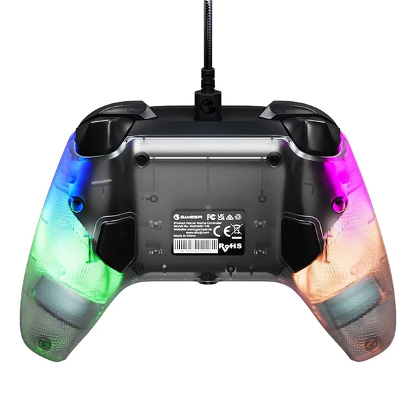 GameSir T4K Kaleid Wired Gamepad tích hợp Hall Effect RGB hỗ trợ cho NS PC Steam Android TV