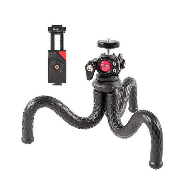 Chân máy đa năng Ulanzi U-Select FT01 - Flexible Tripod ballhead 360 độ có sẵn kẹp điện thoại tải trọng tối đa 2Kg