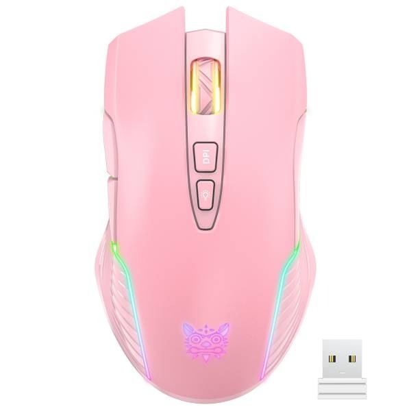 Chuột gaming không dây Onikuma CW905 5 hiệu ứng ánh sáng RGB, tốc độ 3600 DPI chính hãng