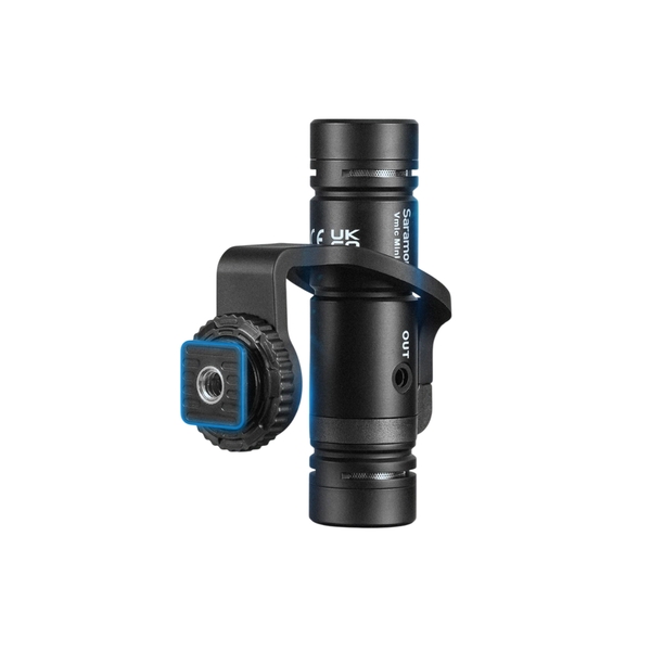 Micro shotgun Saramonic Vmic Mini Pro tích hợp jack 3.5mm hỗ trợ thu âm cho máy ảnh và điện thoại chính hãng
