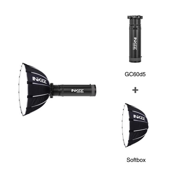 INKEE GC60 Đèn chiếu sáng điều chỉnh nhiệt độ màu công suất 60W (2 phiên bản tùy chọn)