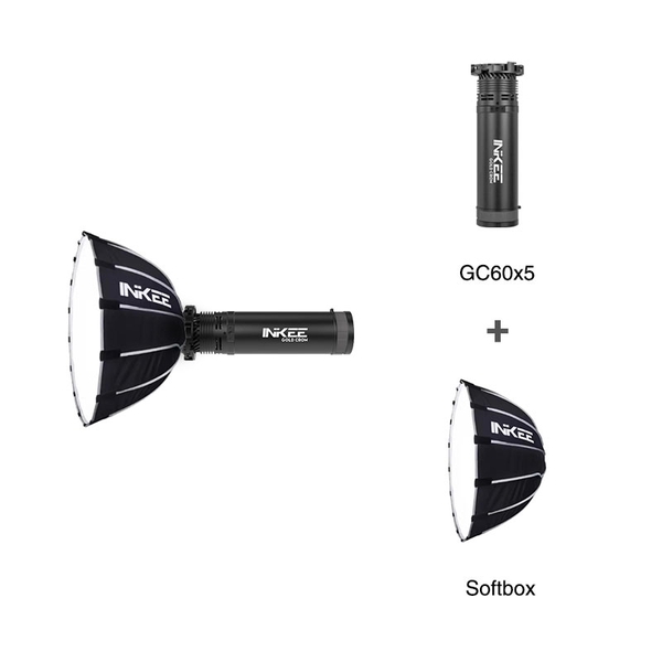 INKEE GC60 Đèn chiếu sáng điều chỉnh nhiệt độ màu công suất 60W (2 phiên bản tùy chọn)