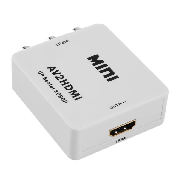 Bộ chuyển đổi AV ra HDMI Hỗ trợ độ phân giải FullHD 1920x1080 AV001