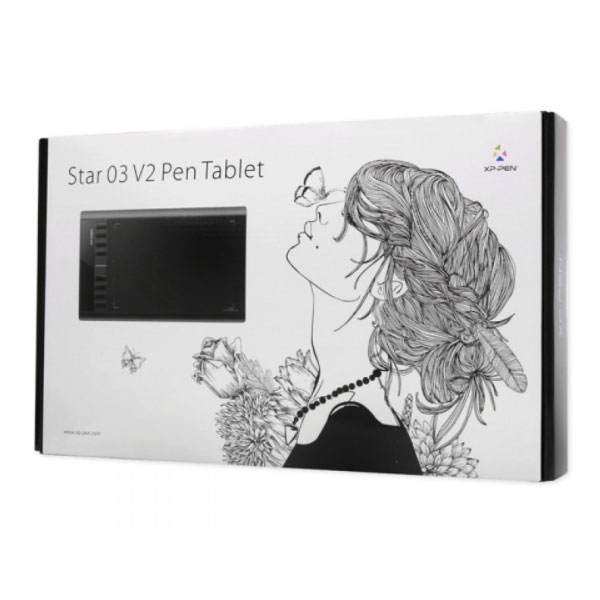 Bảng vẽ điện tử XP-Pen Star 03 V2 12inch chính hãng hỗ trợ 8192 level cấp độ lực nhấn