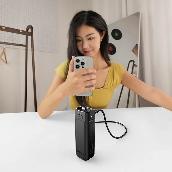 Ulanzi PK12 pin sạc dự phòng cho DJI Pocket 3 tích hợp Quadpod 4 chân 4800mah chính hãng