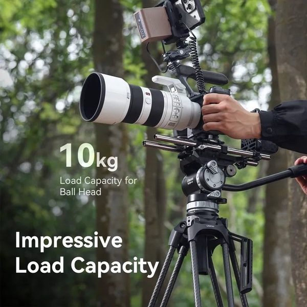 Đầu Fluid head chuyên nghiệp VideoFast Heavy Duty Ulanzi T045 chính hãng