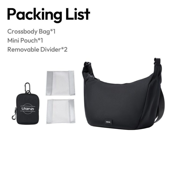 Túi đeo chéo đựng camera máy ảnh DSLR Ulanzi HMN1 Half Moon chính hãng