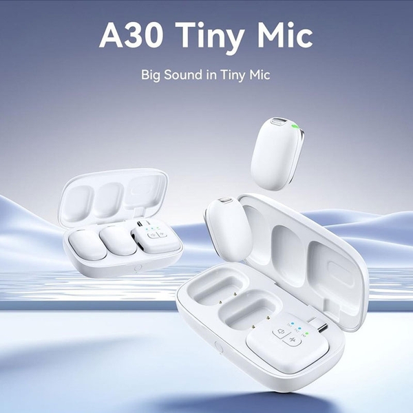 Ulanzi A30 White Micro cài áo không dây cho điện thoại nhỏ gọn khoảng cách 50M chính hãng