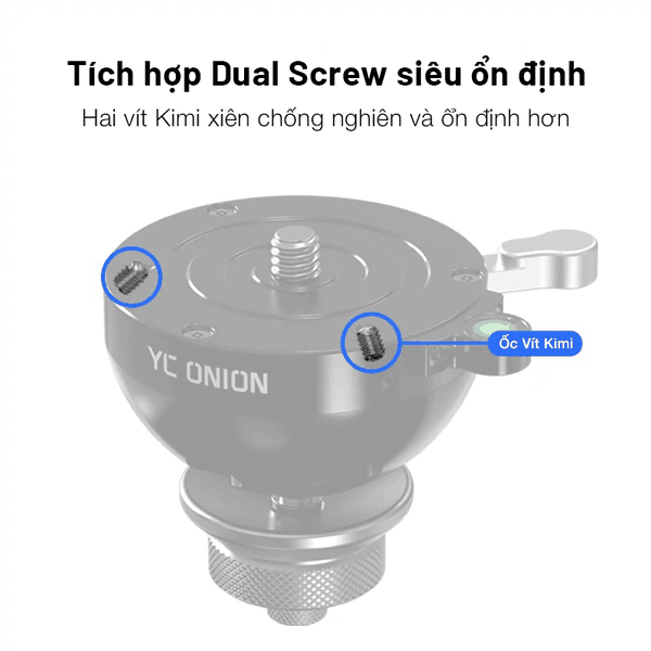 Bát cân bằng Leveling base YC Onion Coconut 75mm Bowl Head RB75 chính hãng