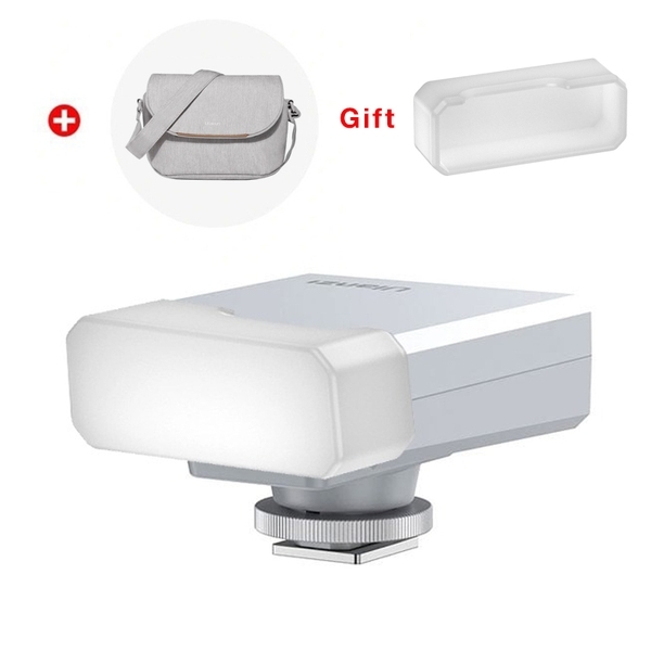 Ulanzi F12 màu trắng đèn flash mini tích hợp Pin 1200mAh dành cho máy ảnh chính hãng