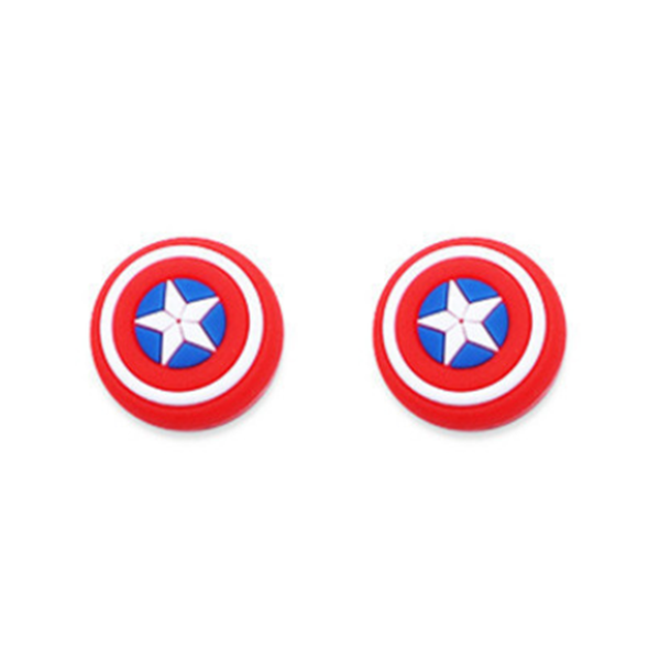 [Bộ 2 cái] Núm bọc Joystick cần Analog Captain American - Hoặc tùy chọn các phiên bản siêu anh hùng khác