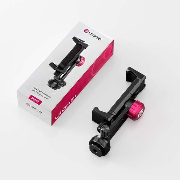 Kẹp điện thoại Ulanzi MA61 loại điều chỉnh xoay 360° chính hãng