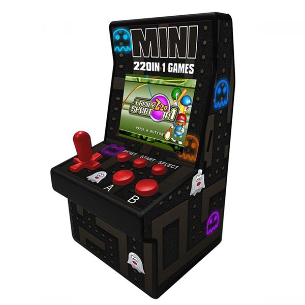 Máy chơi game thùng siêu thị Mini Arcade Games Console 16 Bit 220 game