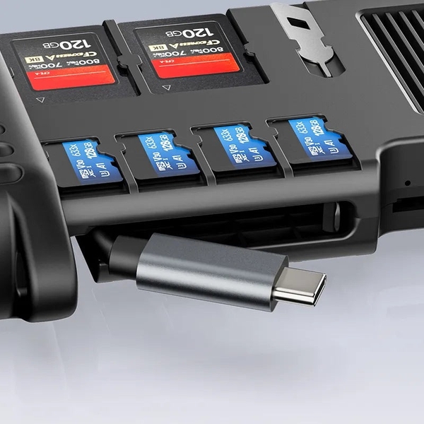 Ulanzi MCR-02 Multifunctional High-Speed Card Reader Adapter đọc tất cả các loại thẻ nhớ chính hãng