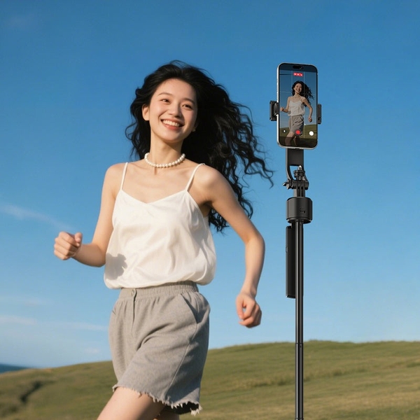 Ulanzi TT23 Quadpod Auto Open cao 163cm - Tích hợp Gimbal AI Tracking theo dõi chuyển động chính hãng