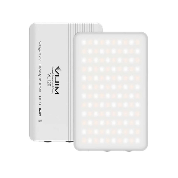 Đèn led trợ sáng VIJIM VL120 Colour - 120 bóng đèn led pin sạc 3100Mah