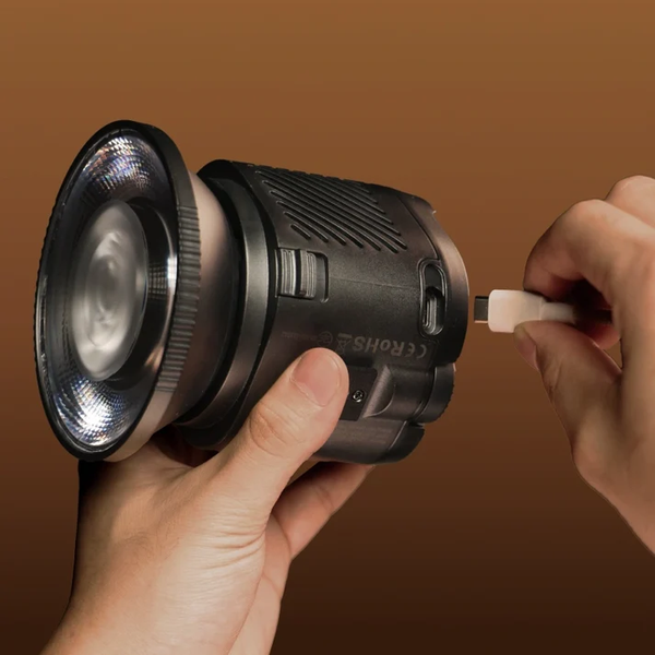 Ulanzi LC60 LightOn 60W Đèn Flash GN12 kiêm đèn chiếu sáng liên tục quay phim 2 IN 1 / App / Sync