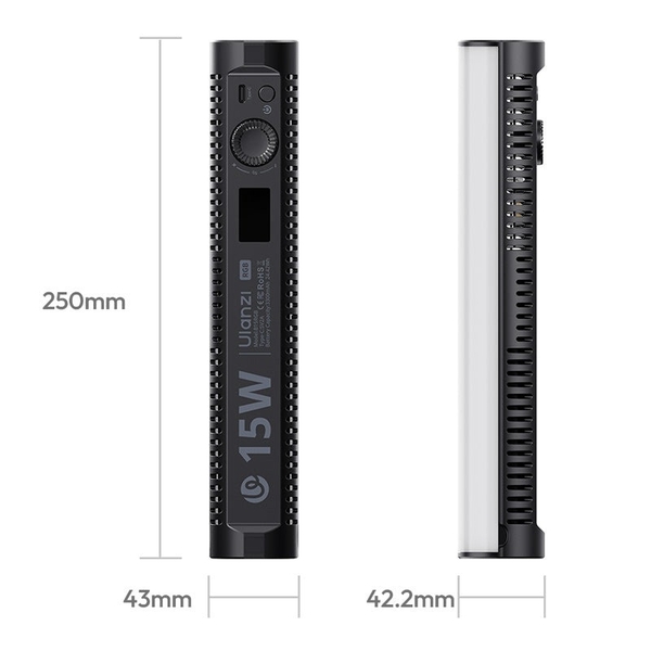 Ulanzi B15RGB 15W Tube Light đổi màu tiện lợi 1800-9000K CCT chính hãng