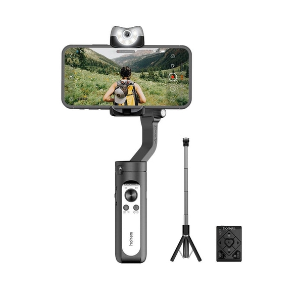 [Giá Flash Sale] Gimbal cho điện thoại Hohem iSteady V2 Kit tích Hợp Cảm Biến Tầm Nhìn AI chính hãng