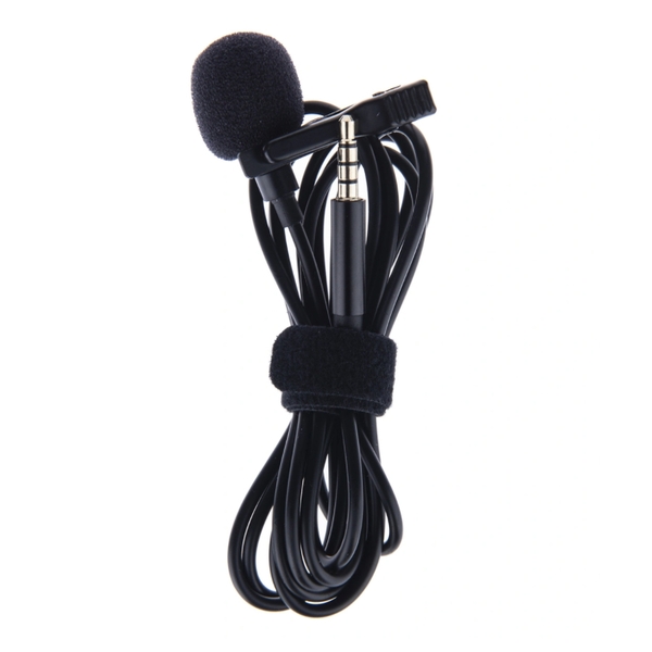 Micro cài áo Lavalier Microphone GL119 hàng chuẩn 3 Ring - Clip on 3.5mm Jack