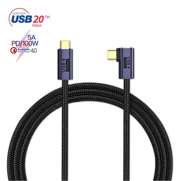 Cáp USB4 (usb 4.0) Hỗ trợ 8K60Hz PD100W tốc độ 20Gbps dây bọc dù siêu bền tương thích ngược Thunderbolt 3 HL415