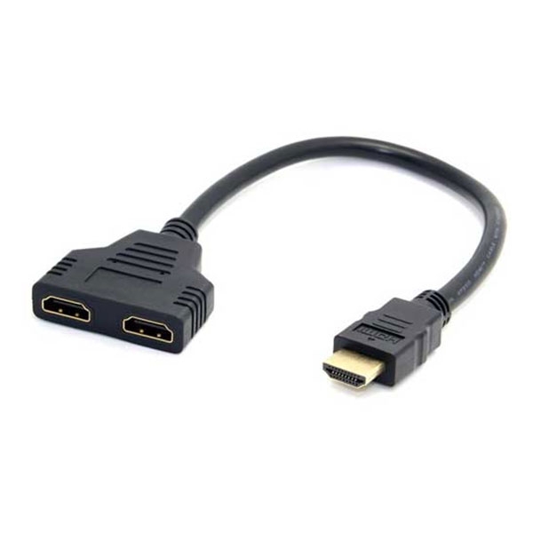Cáp chia HDMI 1 ra 2 dài 30cm mẫu giá rẻ