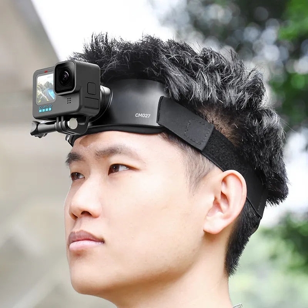 Đai đội đầu gắn action camera và điện thoại - Ulanzi CM027 Go Quick II hỗ trợ quay POV tiện lợi
