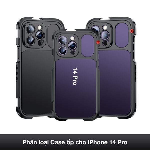 Khung ốp lens chân ren 17mm và phụ kiện chất liệu titan siêu bền cho iPhone 14 series GRS14