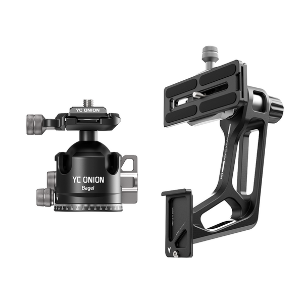 YC Onion Litchi Gimbal Head bộ Adapter mở rộng chụp ảnh dọc Vertical kèm Plate