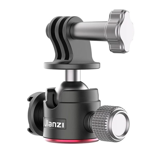 Ulanzi U-130 Universal Ballhead cho Gopro với đầu điều chỉnh Đa năng có thể xoay 360 độ - Chính hãng