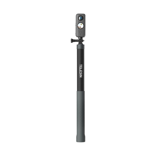 Gậy tàn hình dành cho GoPro 13 Telesin GP-MNP-300-3 chất liệu carbon fiber, chiều dài lên tới 3m