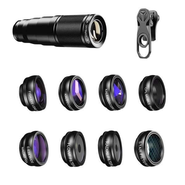 Apexel 22x bộ combo kit 10 IN 1 APL-22XDG9 chính hãng