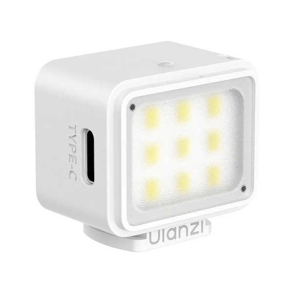 Đèn Led Cube Lite Ulanzi DG01 White siêu nhỏ gọn công suất 1W tích hợp nam châm từ tính chính hãng