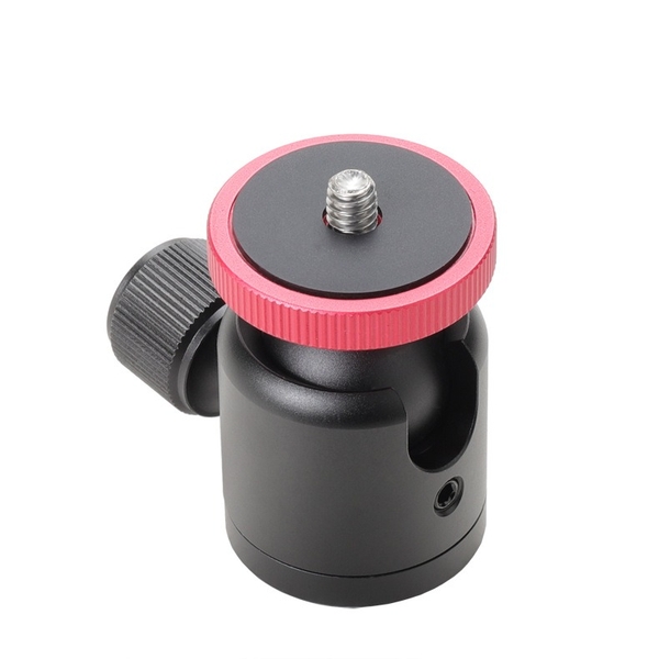 Ballhead hợp kim nhôm xoay 360 độ tiện lợi màu đen phối đỏ AHL175 tải 2kg