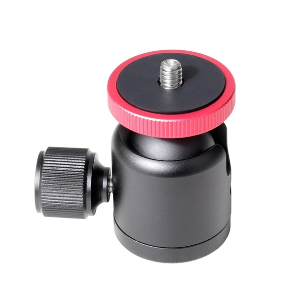 Ballhead hợp kim nhôm xoay 360 độ tiện lợi màu đen phối đỏ AHL175 tải 2kg