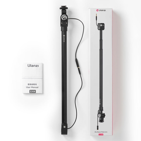Ulanzi ZJ08 Mic Boom Pole Arm kéo dài tối đa 1M chất liệu hợp kim
