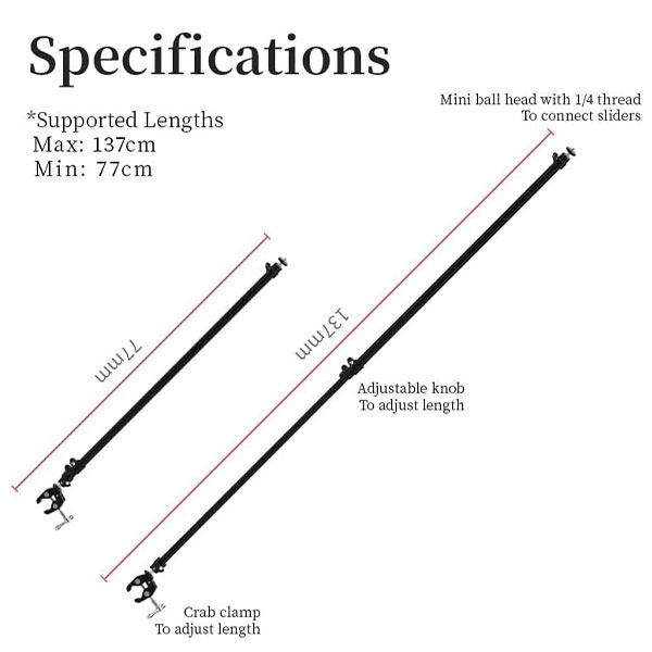 Bộ tay arm ổn định cho Slider YC Onion Z1S1 Pro Stability Arms chính hãng