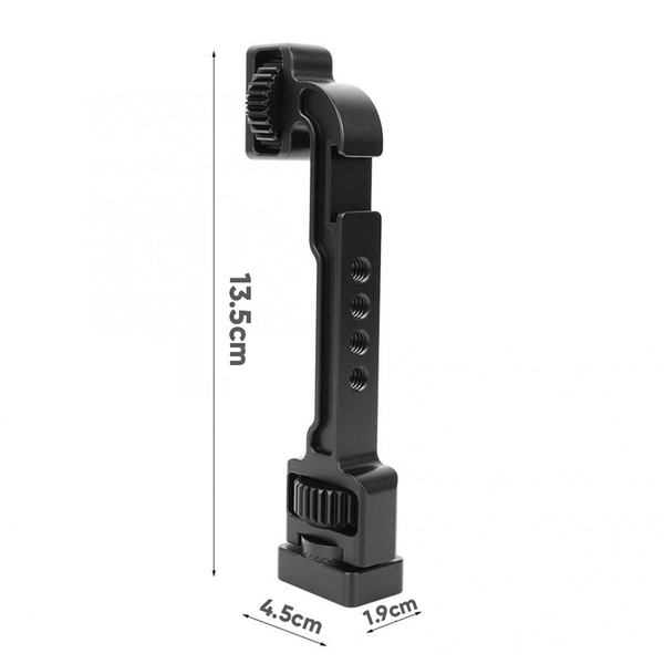 Ulanzi AgimbalGear DH11 tay Arm mở rộng cho Gimbal ra ngàm 1/4 inch và Hotshoe tích hợp thêm 4 lỗ 1/4 âm