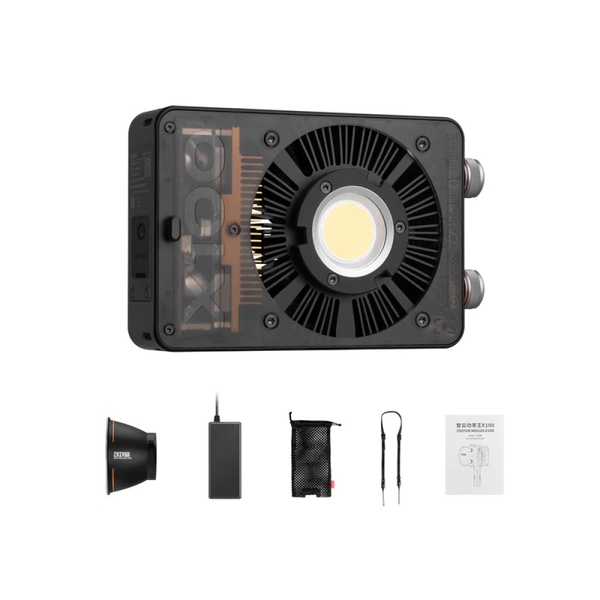 Đèn Molus Cob X100 RGB công suất 100W dải nhiệt màu 2500 - 10000K chính hãng