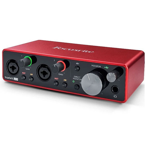 Focusrite Scarlett 2i2 Soundcard thu âm cao cấp chính hãng