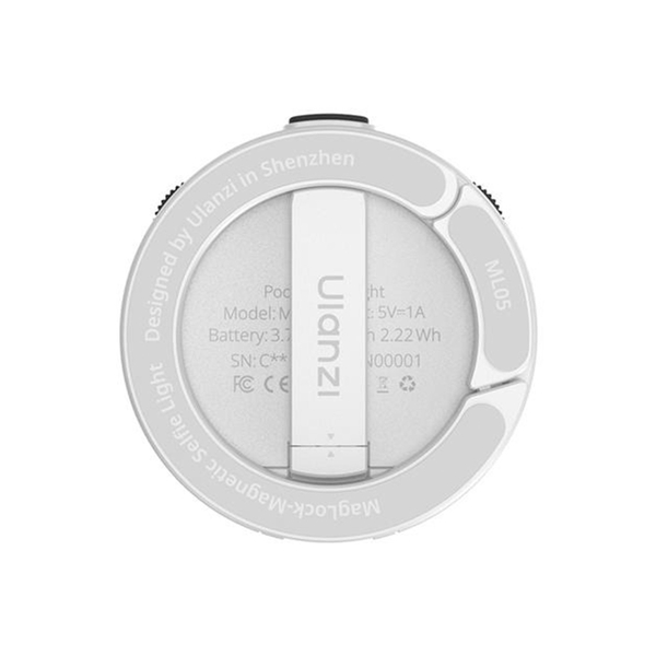 Đèn Ulanzi ML05 White MagLock tích hợp chân đế để bàn dành cho điện cao cấp chính hãng