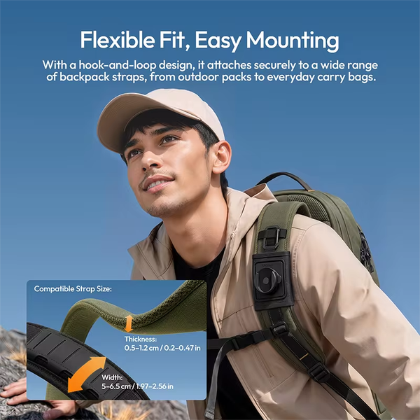 Ulanzi CA01 UKA/CKA Ecosytem Giá đỡ gắn ba lô tháo lắp nhanh với khả năng xoay 360° dành cho máy ảnh chínhh hãng