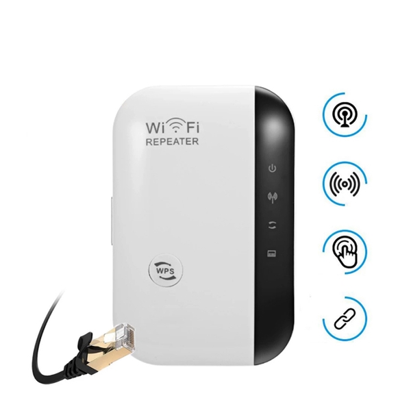 Bộ kích sóng wifi WR03 300M Portable 300Mbps 2.4GHz - Repeater wifi Socket Plug 220V