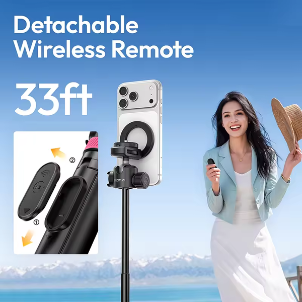 Chân máy Ulanzi MT-44M  chiều cao 1.49M hỗ trợ  Magsafe dành cho điện thoại với đầu bi xoay 360° chính hãng