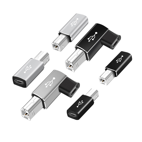 Adapter đầu chuyển tín hiệu từ Type-C to USB-B Midi kết nối điện thoại, Laptop ra máy in, dụng cụ Midi HL419