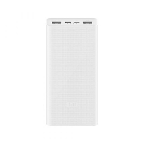 Pin sạc dự phòng Xiaomi Gen 3 dung lượng 20000 mAh Hỗ trợ sạc nhanh QC 3.0 và sạc PD 18W (Trắng) Model PLM18ZM
