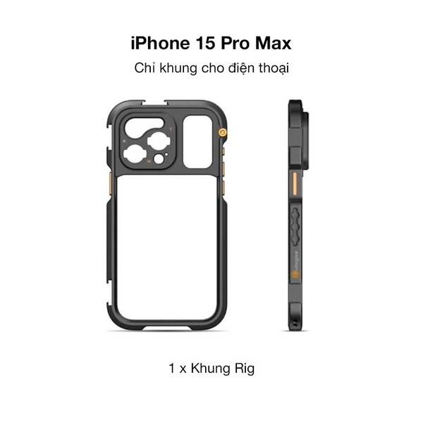 Bộ khung Rig Fotorgear hỗ trợ quay chụp cho iPhone 15 Pro / Promax